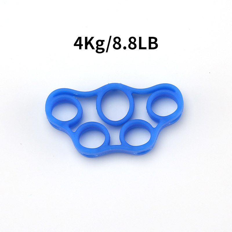 Ejercitador de mano extensor de dedos, ejercitador de muñeca, entrenador de dedos, gimnasio, simulador de guitarra, entrenador de dedos, Piano, ejercicio de agarre de mano: Blue C