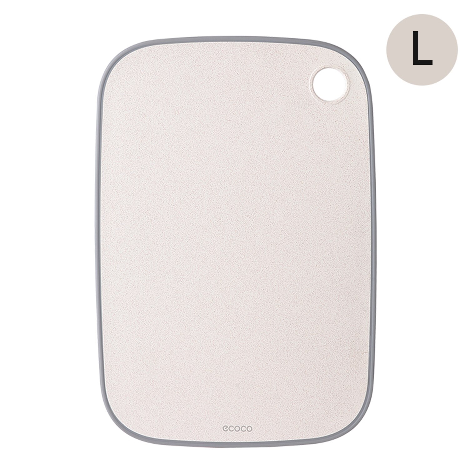 Kitchen PP Plastic Cutting Board Reversible Board Chopping Board Wheat Straw Cutting Mat Double Cut Anti-Slip Surface: Beige / 330x225x8mm