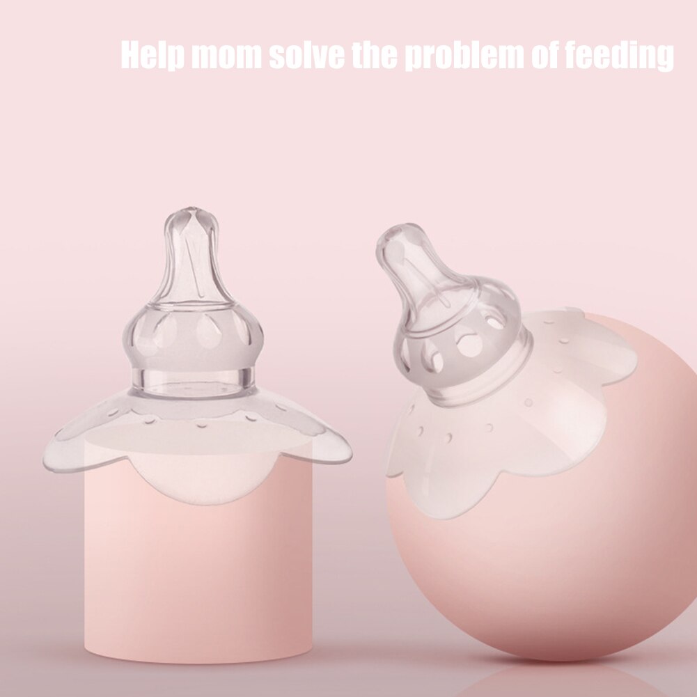 Hjem forebygge bid praktisk pleje til mødre silikone brystvortebeskyttere blød mælkesuger giftfri gennemsigtige skjolde