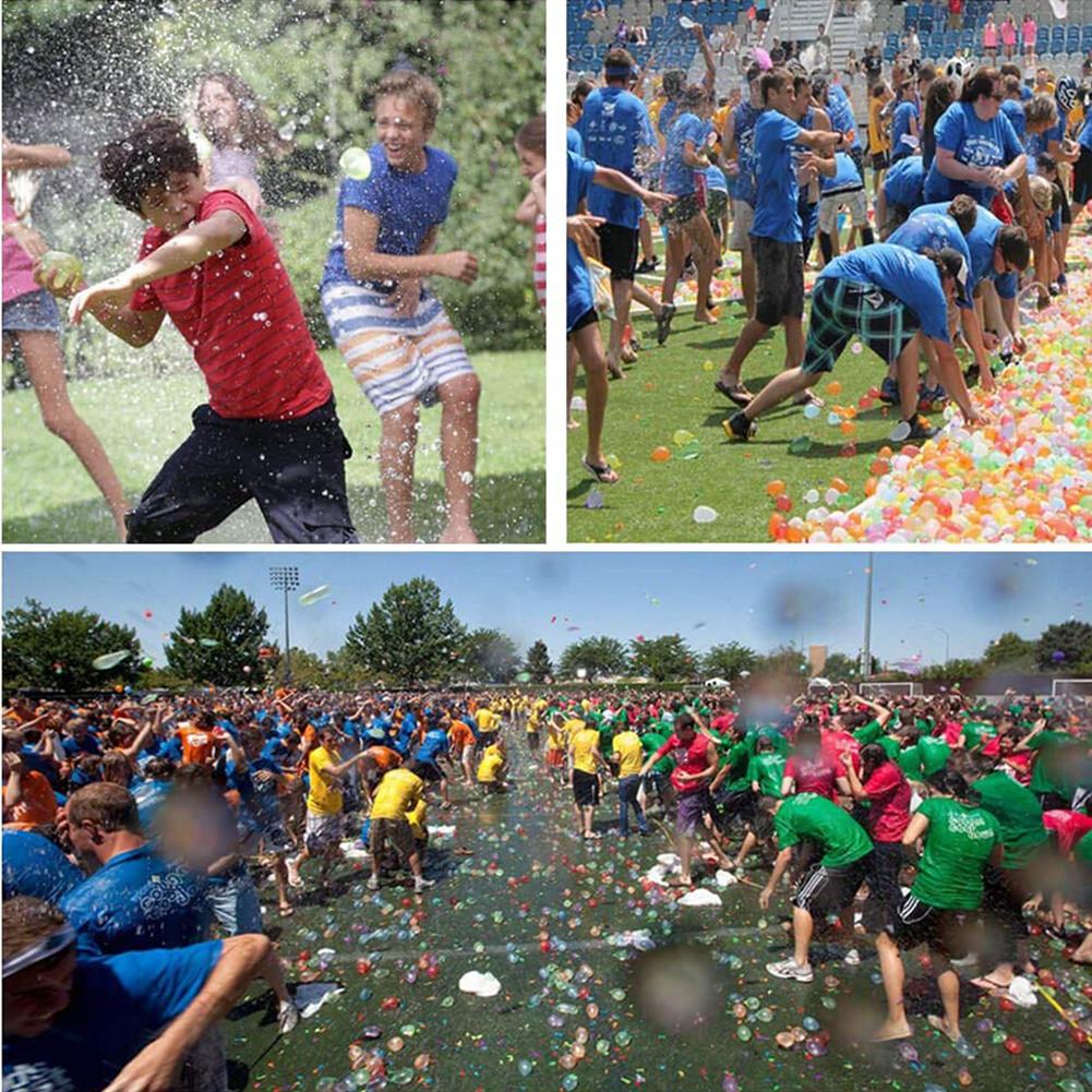 1000Pcs Funny Water Ballonnen Speelgoed Magic Zomer Outdoor Vullen Water Ballon Bommen Speelgoed Met 3 Tool Voor Water Magic ballon