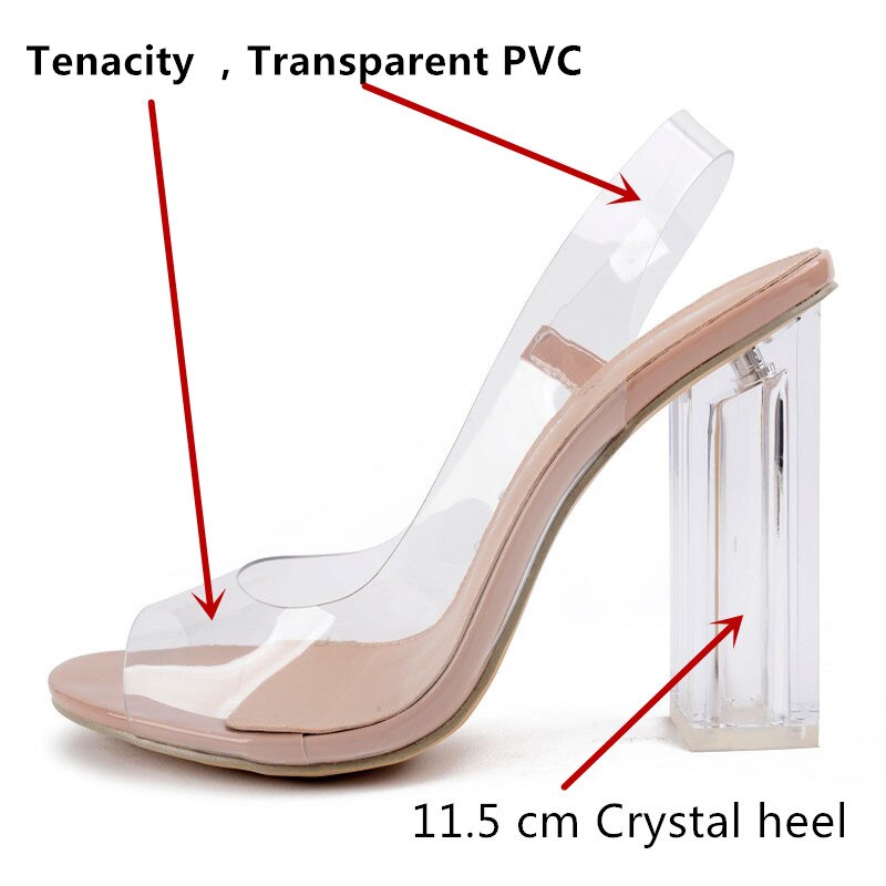 Womens Blok Mid Hoge Hakken Grove Sandalen Open Teen Comfort