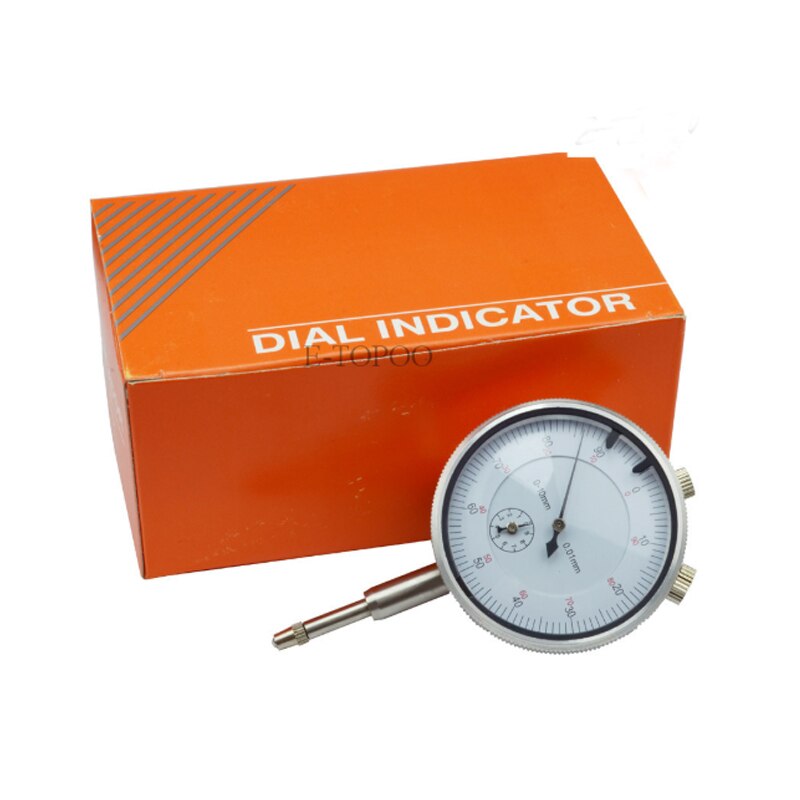 0.01mm Accuracy Leverage Dial Indicator Shockproof Magnetic Stand Base Holder Dial Test Comparator For Equipment Calibration: w Dial indicator