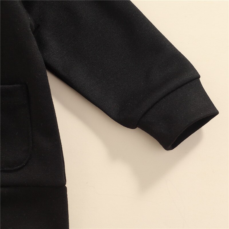1-6 Jaar Jongen Lente Herfst Lange Mouw Vest Mode Effen Zwart Grijs V-hals Casual Jas Met Pocket Jongens uitloper Tops