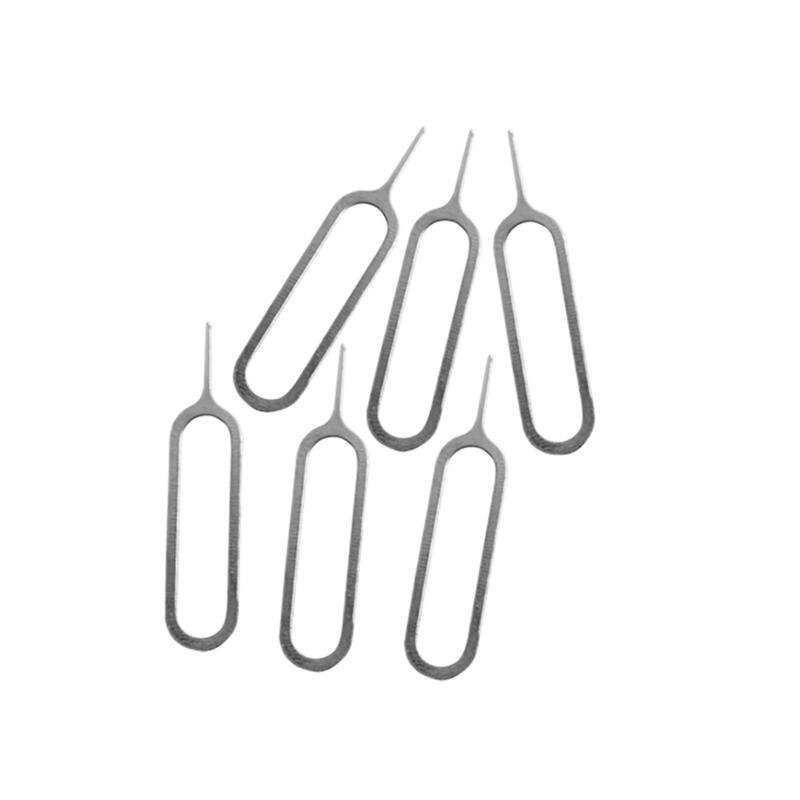 300pcs Sim Card Tray Pin Ejecting Removal Needle Opener Ejector for Mobile Phone Smartphone (Silver)