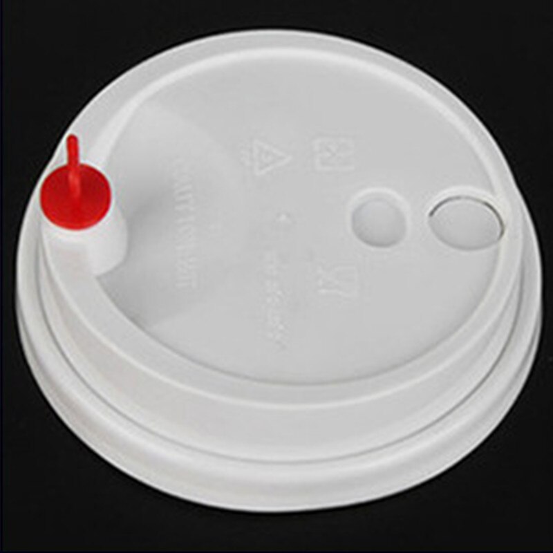 50pcs color disposable coffee cup wedding party favor 16A 500ml milk tea juice cold drink paper cups with lid: lid2