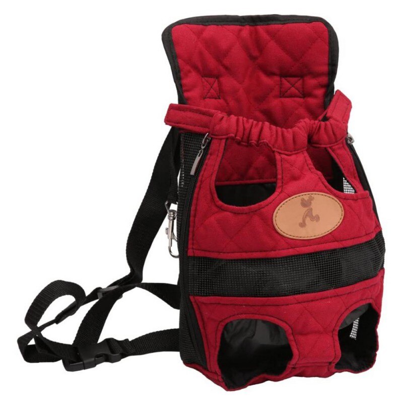 Mochila De Transporte para perros, bolsas de transporte grandes de hombro de viaje, soporte frontal para el pecho para cachorros,: M