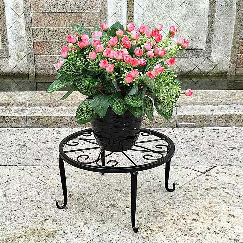 Metal pottehylde urtepotte indendørs udendørs plantestativ sukkulentplanter blomsterbundholder stativ havehusholder indretning
