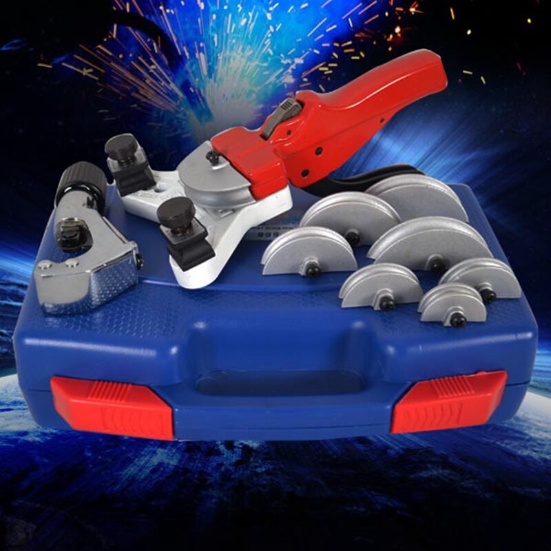 1pc Hand Operated Pipe Bender Air conditioning Aluminum Tube Manual Bending tool for 5/6/8/10/12mm )(1/4" 5/16" 3/8" 1/2") tube