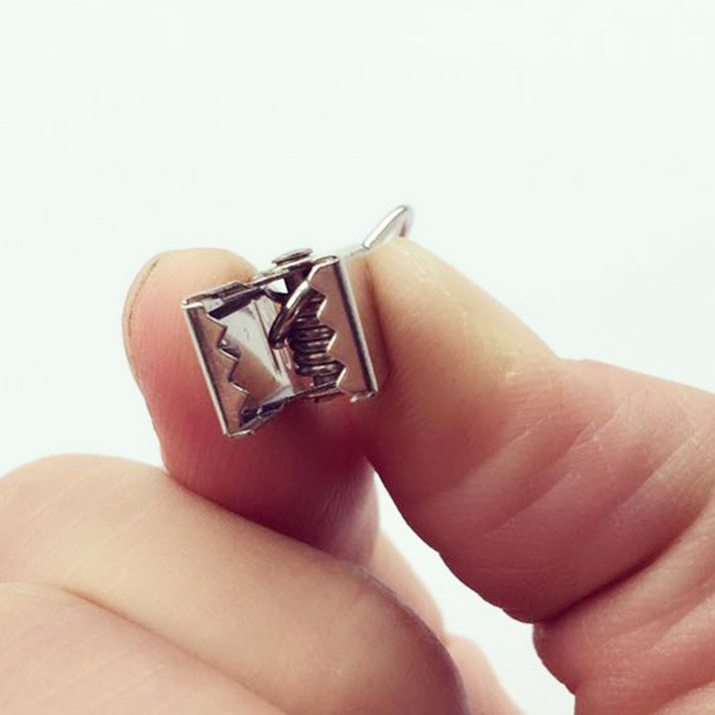 20pcs Durable Bathroom Accessories Photo Hanging Window Stainless Steel With Hook Curtain Clip Replacement Part Drapery Diaplay