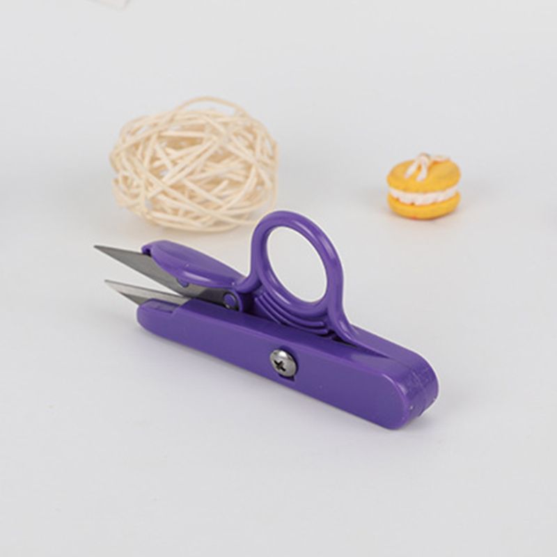 1Set/12pcs Eagle Yarn Scissors Household Sewing Matching Thread Cutting Scissors Cross Sewing Scissors Plastic Handle.