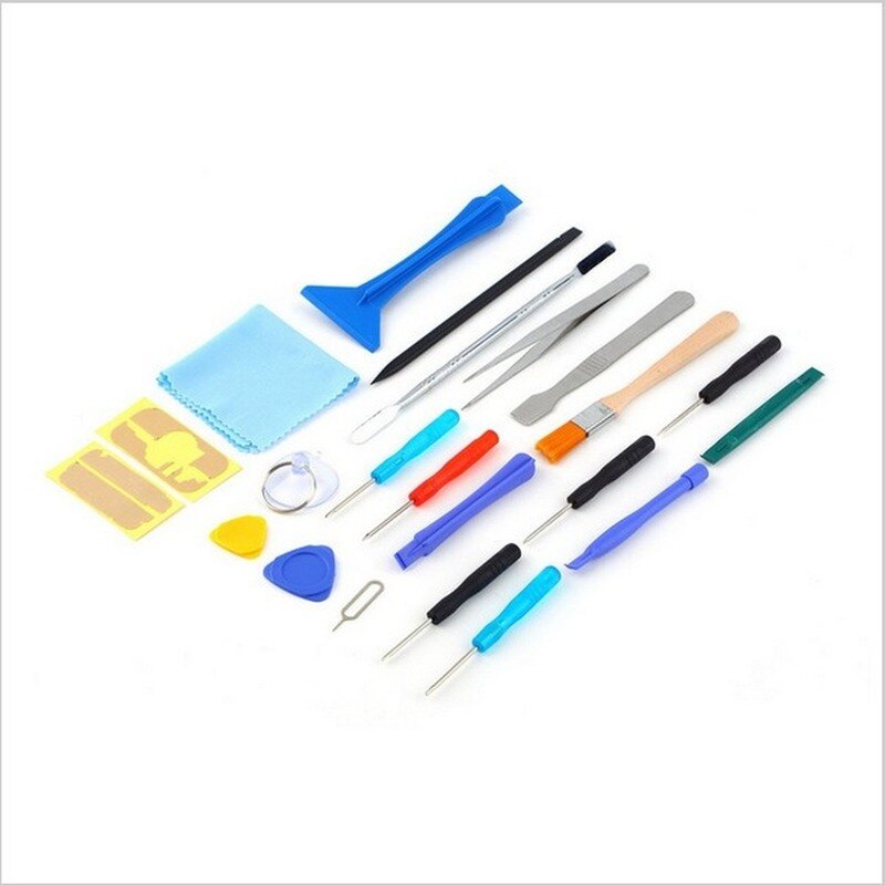 22 In 1 Mobiele Telefoons Opening Pry Reparatie Tool Kits Mobiele Telefoon Schroevendraaier Spudger Repair Hand Tool Set Voor Iphone samsung Sony