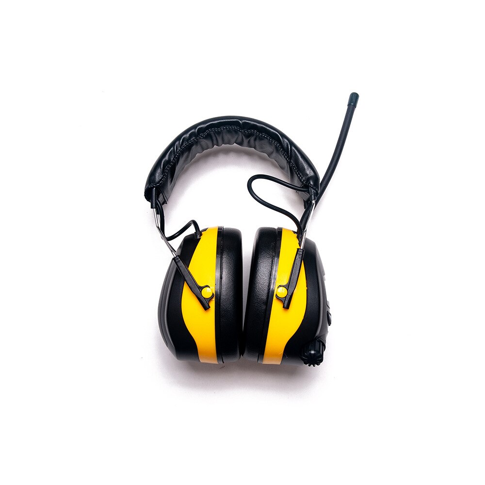 Electronic Hearing Protector Earmuff ABS+sponge NRR 22dB Ear Protector LCD Display AM FM Radio Earmuff For Factory