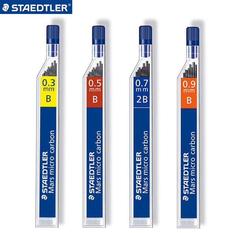 STAEDTLER 05mm/07mm Super Tough Vulpotlood Lood Core 2 H HB B 2B Niet Gebroken potloden Refill