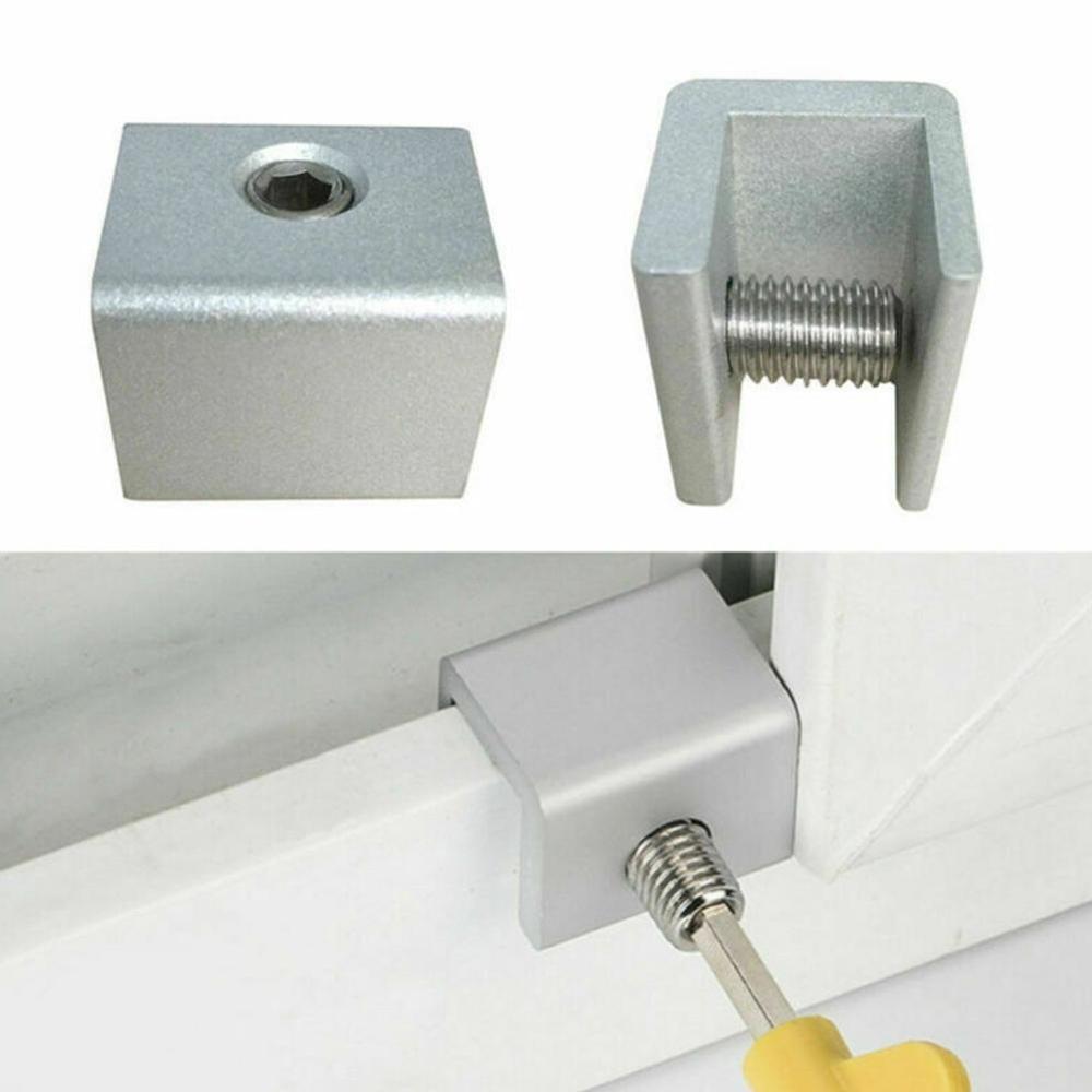 1pc Door Window Lock Restrictor Aluminum Sliding Door Anti-Theft Lock Children Security window Cable Limit Lock Safety Key Lock