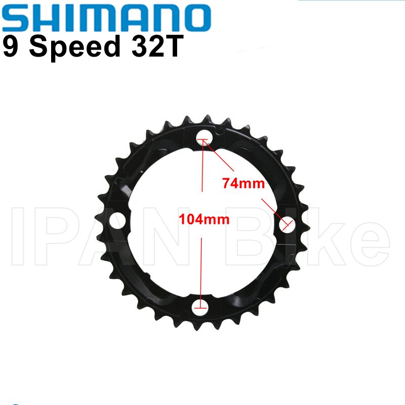 Shimano – plateau de pédalier à 9 vitesses pour vélo, pièces de réparation, Original, FC-M391 FC-M390, 48T 44T 36T 32T 22T