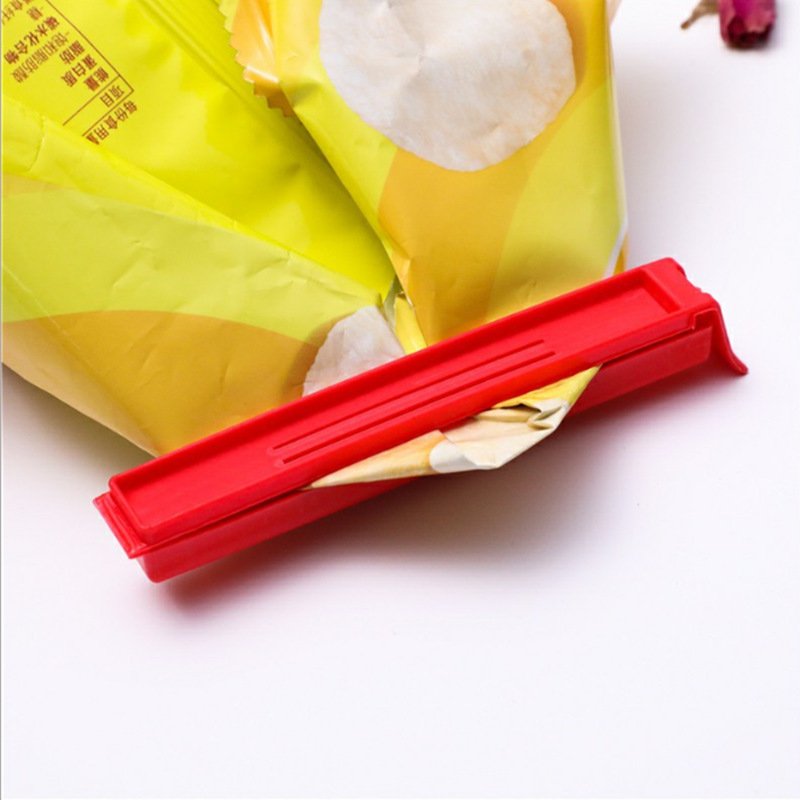 10Pcs Seal Clips Food Snack Bag Sealing Clamp Kitchen Portable Plastic Bag Storage Sealer Clips