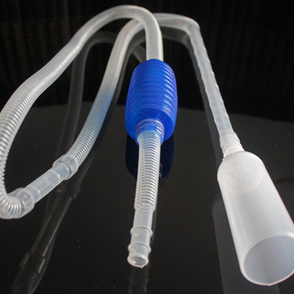 Aquarium siphon tube fish tank cleaner vacuum pump gravel cleaner sand trap filter water exchange tool suction tube
