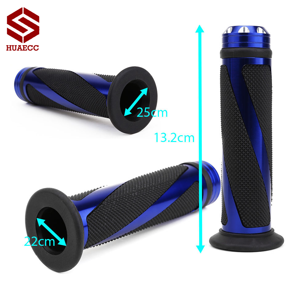 Empuñadura de manillar de motocicleta, accesorio para Kawasaki Z800 Z750 Z900 Z250 ER6N ER6F NINJA 7/8 300 ZX6R ZX9R ZX12R, 400 ", 22mm