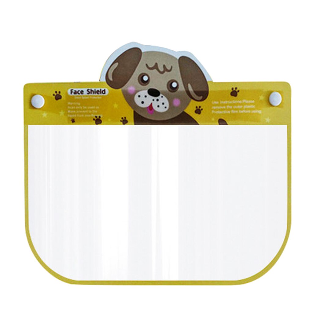 Kids' Full Face Shield Nursery Guard Clear Face Cover Visor with Protective Film