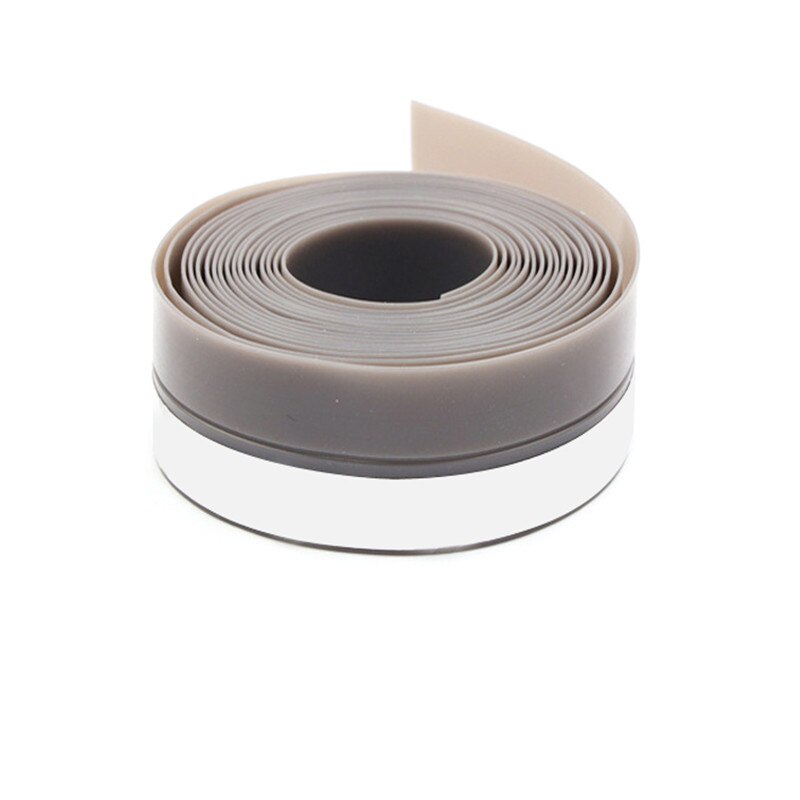 5M Deur Bodem Zegel Strip Weer Raam Rubber Afdichting Winddicht Stof Zelfklevend Voor Deur Windscherm: Dark Gray / 45Mm