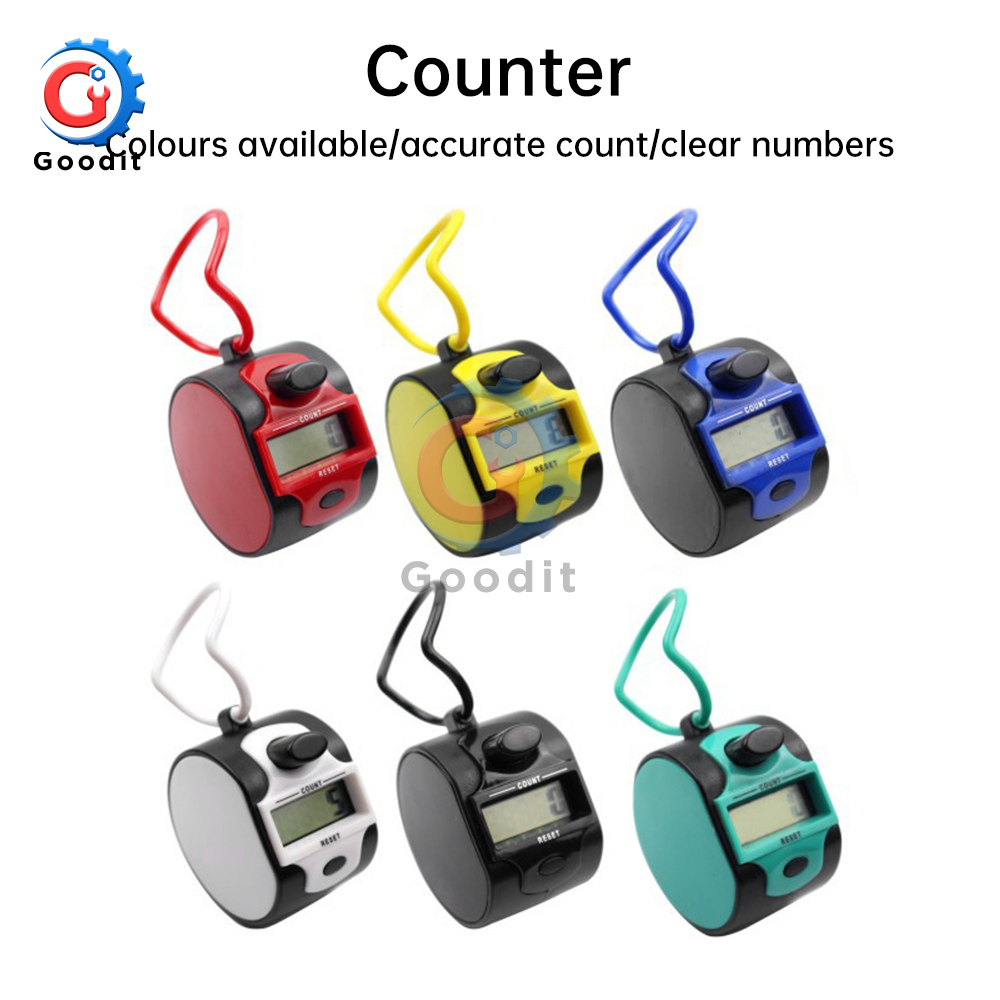 Contador de cuentas Digital 0-99999, Clickers de fila de punto, número Manual de mano, pantalla LCD líquida, Mini herramienta electrónica de conteo deportivo