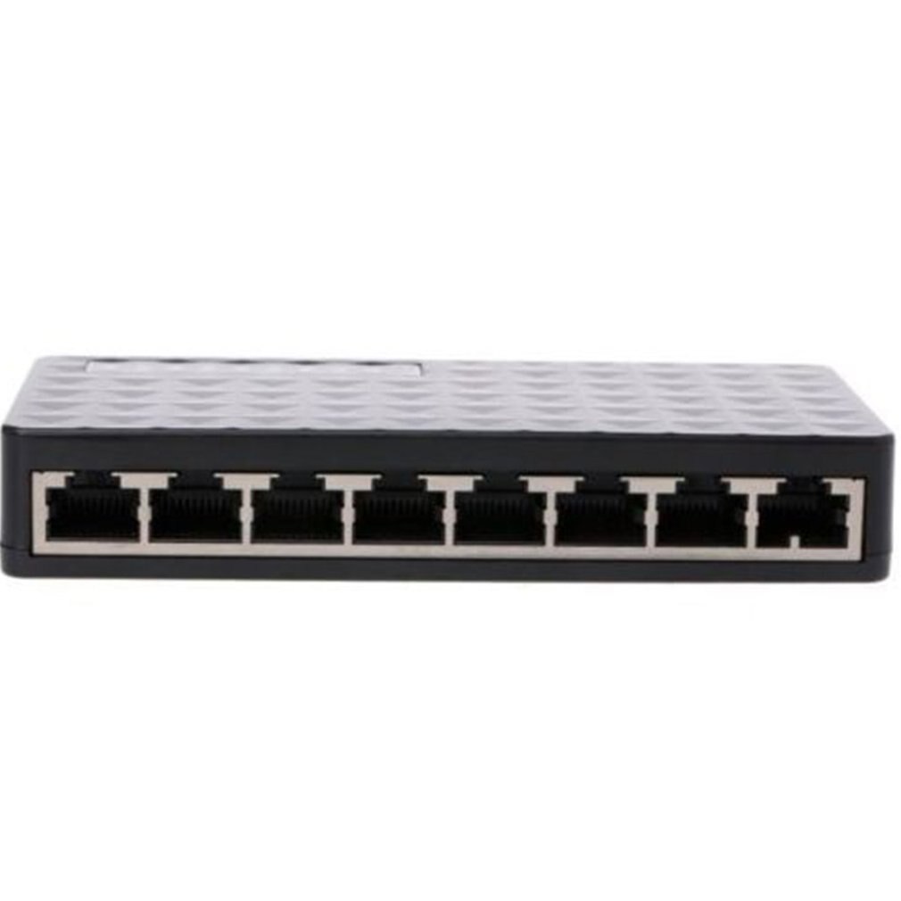 Mini Ethernet Network Desktop Switch 8 Port 10/100Mbps Lan Fast Internet Hub Desktop Gigabit Switch Electronics Accessories