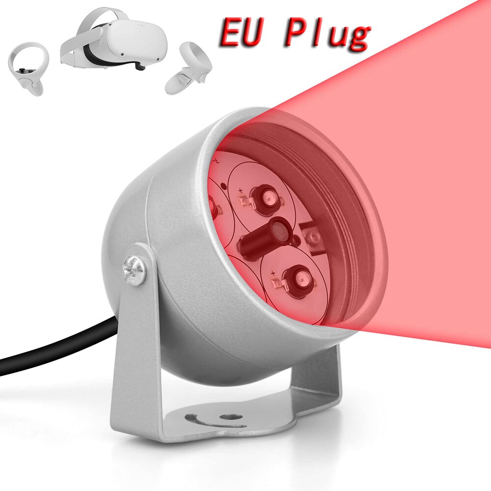 For Oculus Quest 2/Quest Upgraded Night Lamp LED IR Illuminator Light Spread LED Game Lights Improve clarity, Sensitive Tracking: EU Plug