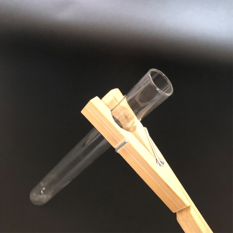 Tubo de ensayo de vidrio en forma de U, fondo pequeño de laboratorio, 10x100mm, 100 unids/paquete