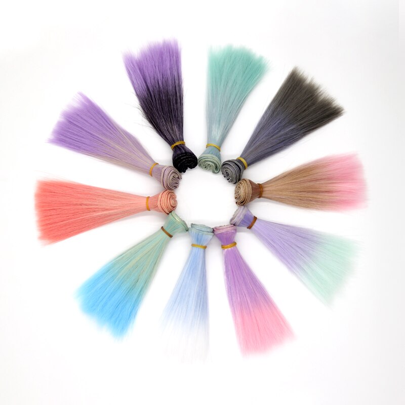 Msiredoll bjd wig Accessories 1piece 15*100CM or 25*100CM doll hair for 1/3 1/4 1/6 straight hair bjd wig diy