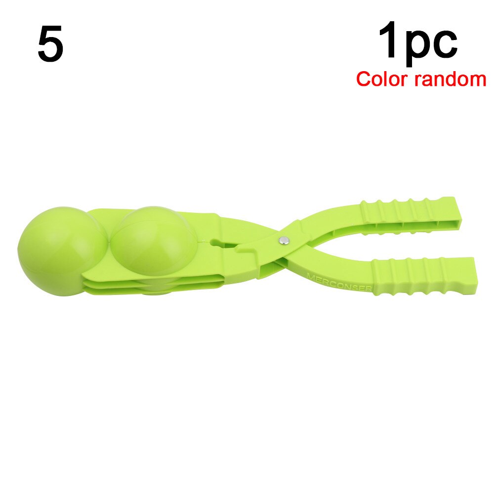 Plastic Snowball Maker Clip for Snowball Fight Safety Cartoon Duck Snow Shovel Winter Snow Sand Mold Tool Outdoor Fun Sports: 5-random color
