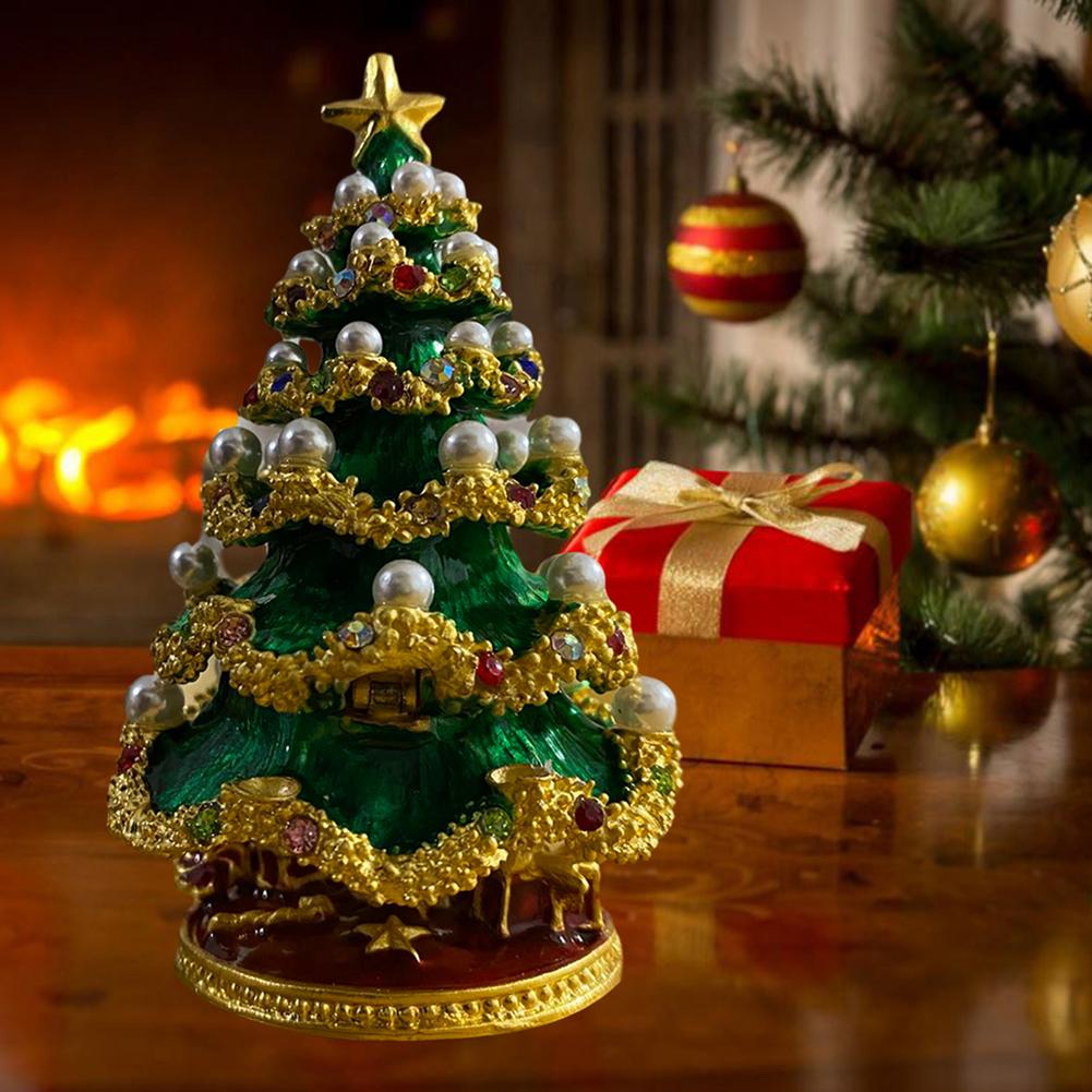 5.5X8.8Cm Kerst Trinket Doos Unieke Boom Decoratie Voor Kerstboom Arbol De Navidad