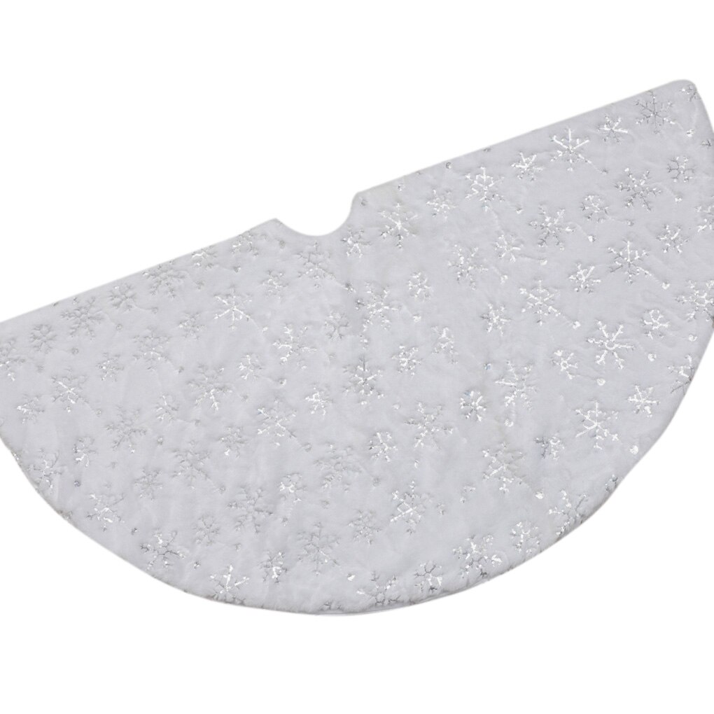 Christmas Tree Skirt Home School Mall Office Christmas Tree Cloth Floor Mat Carpet Decor 90/122cm Christmas decorations