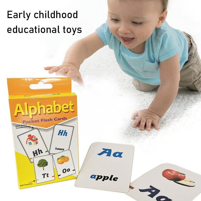 36Pcs Children Recognition Shape Animal Color Teaching Card Cognitive Flash Puzzle Infant Kids Early Education Learning Toys Set