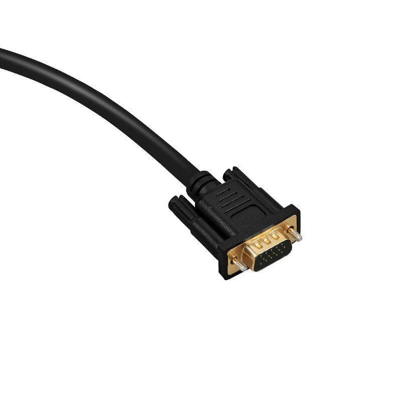 VGA One-point Two-wire Vga Screen Computer Monitor Cable Male To Female Cable Copper Wire Material
