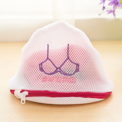 1PC Laundry Bags Underwear Aid Bra Laundry Mesh Wash Basket Net Washing Storage Zipper Bag laundry bags for dirty clothes: 18X15CM