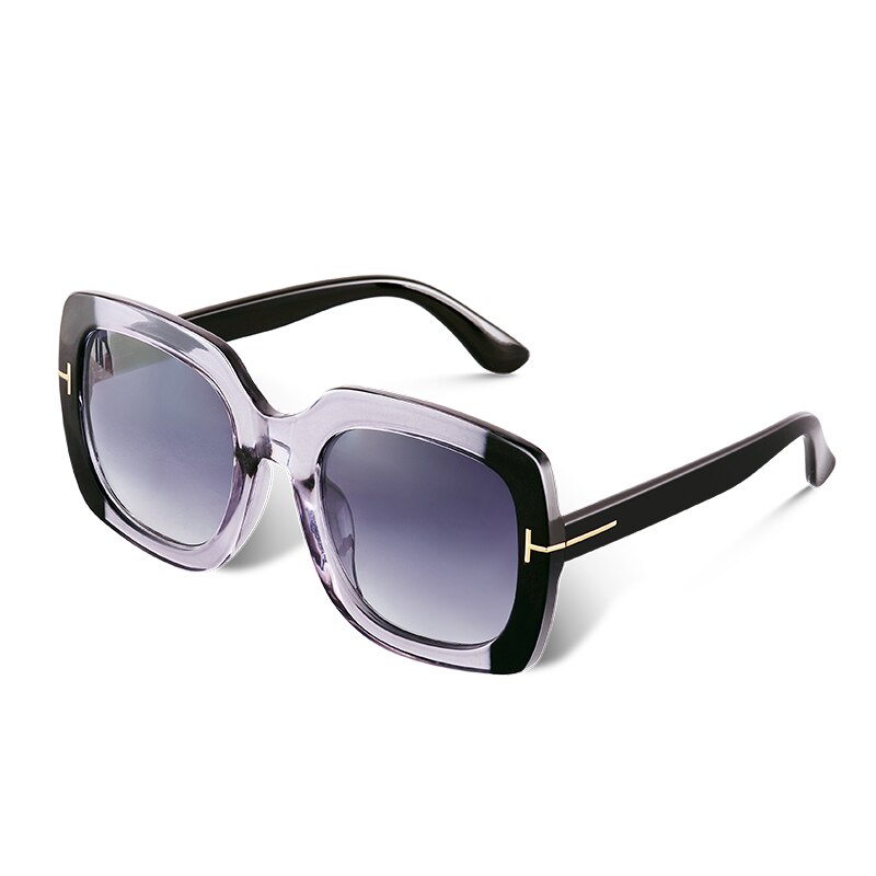 årgang firkantede solbriller kvinner briller herre speil solbriller kvinnelig kjent merke nagle svart eyewear gafas de sol: C6