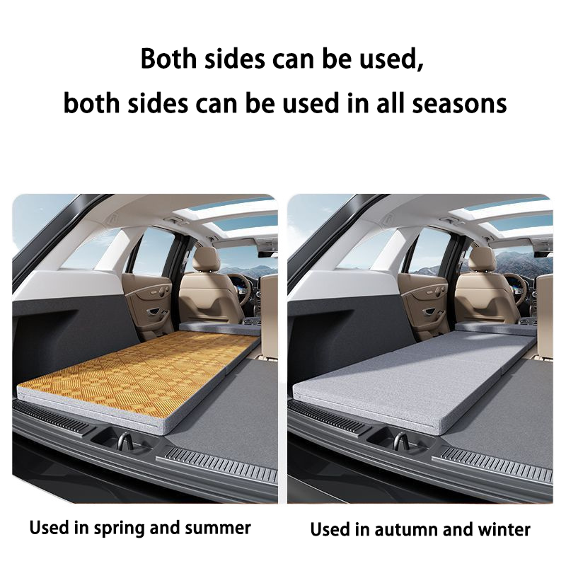 Lit pliant pour voiture SUV 180CM, coussin de couchage, matelas de voyage épais et Portable, tapis de repos pour Camping et bureau, coussin de siège arrière pliable