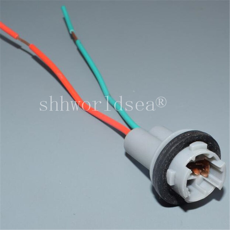 Soporte de bombilla LED T15, T13, G18, T20, 7440, 7443, T4W, adaptador de enchufe, lámpara de luz lateral de estacionamiento, adaptador de arnés de cableado, 2 uds.: 2PCS T15