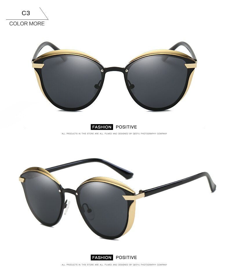 Round Retro Sunglasses 3 Pack Polarized Sunglasses 3 Pack  display picture 2