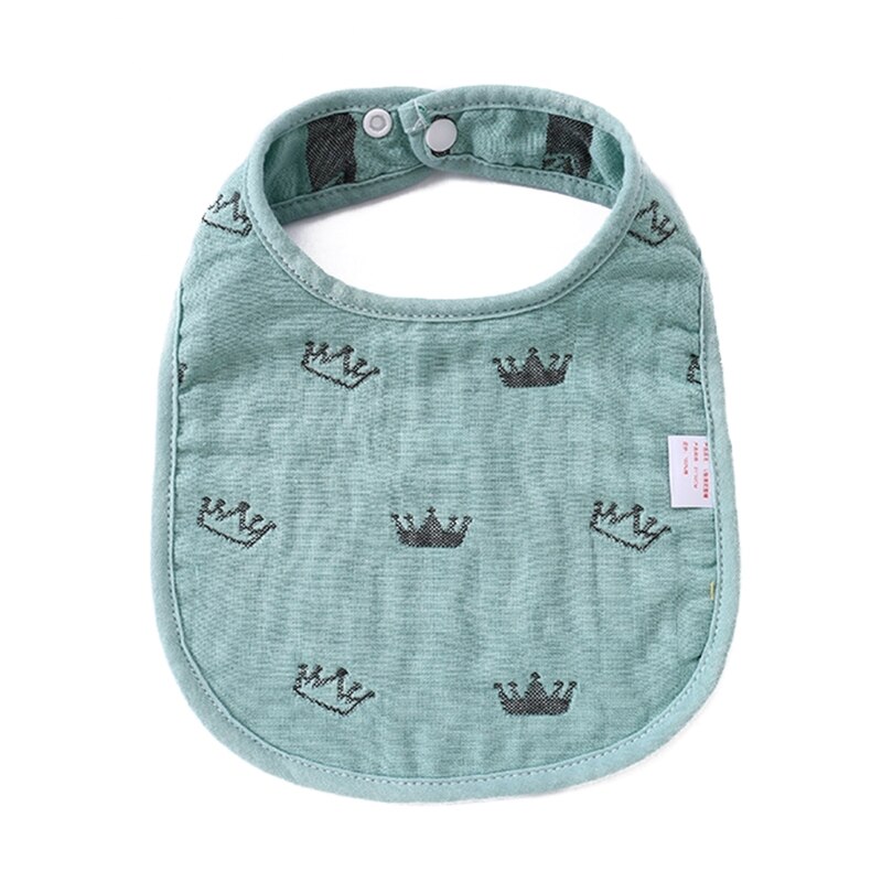 Baby Speeksel Handdoek Met Drukknoop Babyvoeding Slabbetjes Voor Jongens Meisjes Baby Bib Ademend Baby Kwijlen Slabbetjes: 03
