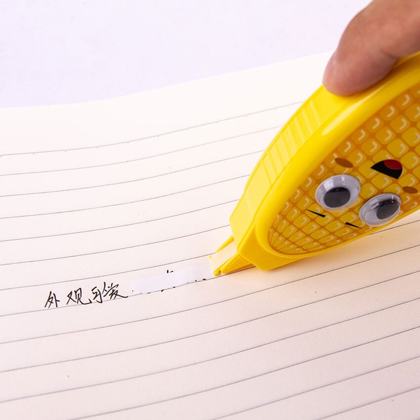 Cartoon Correction Tape Corrector Students Kawaii Animal Fruit Stationery Modified Altered Tape School Rewards Office Supplies