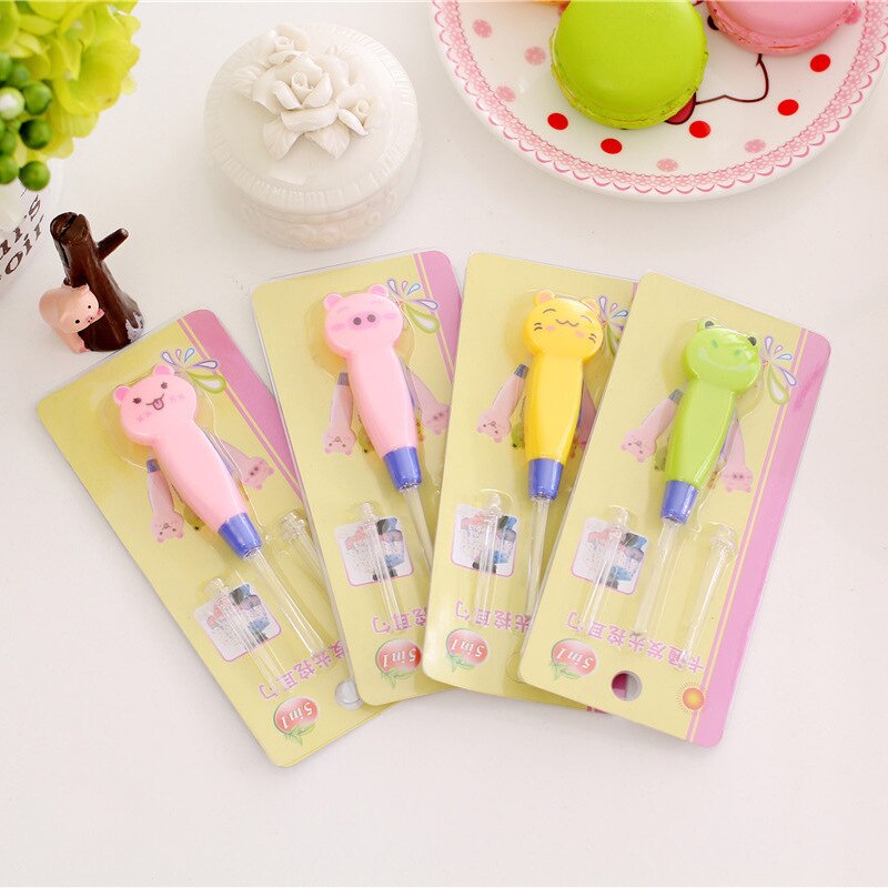 Babyverzorging Oor Lepel met Licht Kind Oren Cleaning Tools Baby Cartoon Oorsmeer Lepel Graven Lichtgevende Graven Oor Lepel Sturen willekeurig