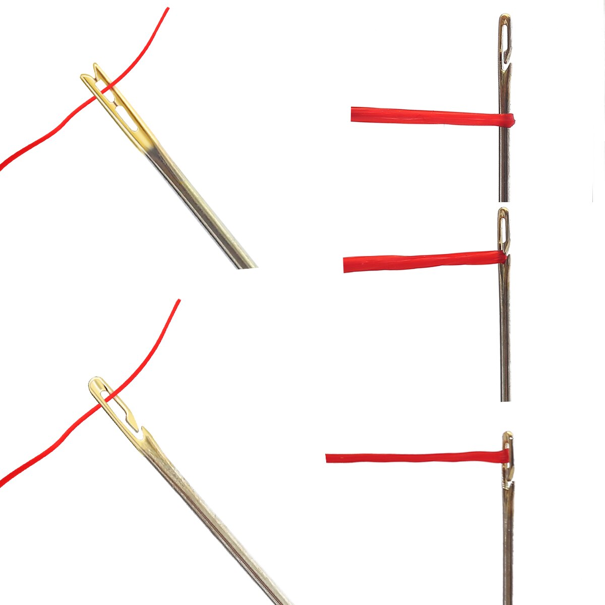 Agujas de acero inoxidable para coser a mano, accesorios de costura para el hogar, múltiples tamaños, agujas de zurcir