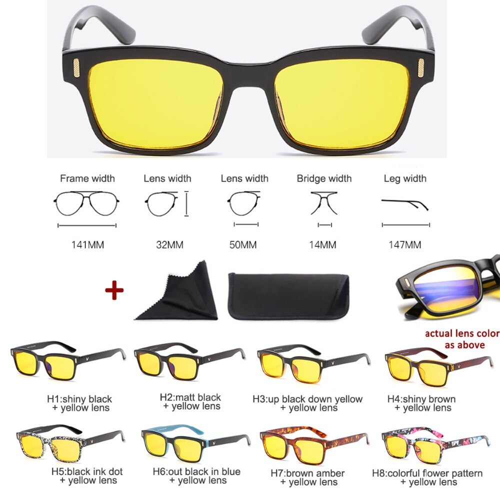 Anti Blue Rays Computer Glasses Men Blue Light Gaming Glasses Protection Spectacles Blue Light Blocking