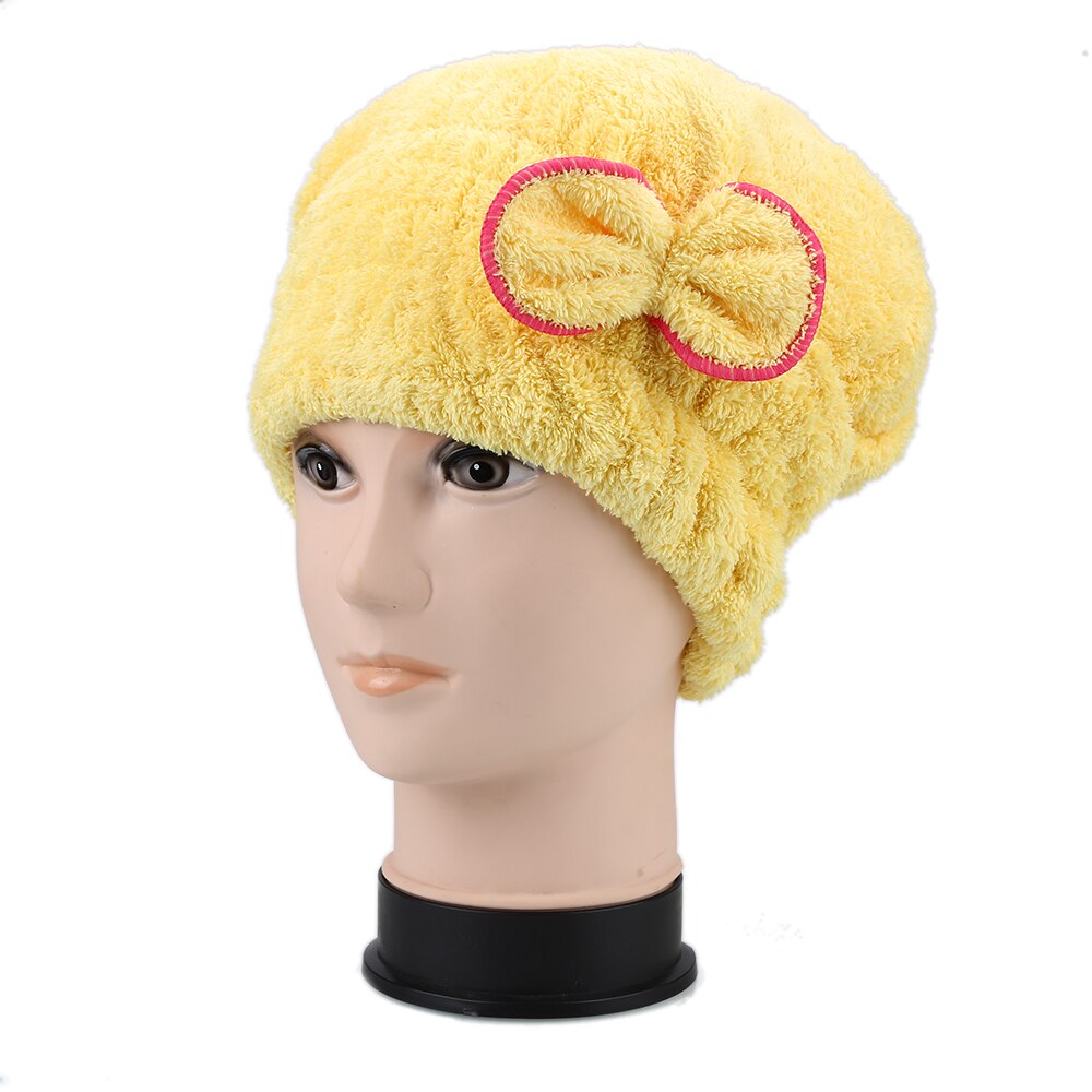 Femmes magie séchage rapide cheveux bouchon de séchage serviette tête enveloppement chapeau outil de bain accessoires Rose Rose bleu rouge jaune violet disponible