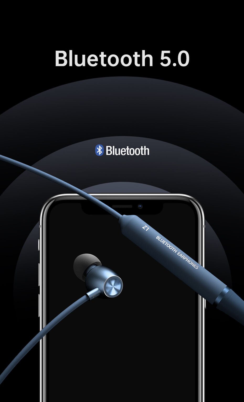Auriculares inalámbricos 003 con Bluetooth, cascos magnéticos con banda para el cuello, resistentes al agua, deportivos, HiFi, con cancelación de ruido y reproductor de MP3