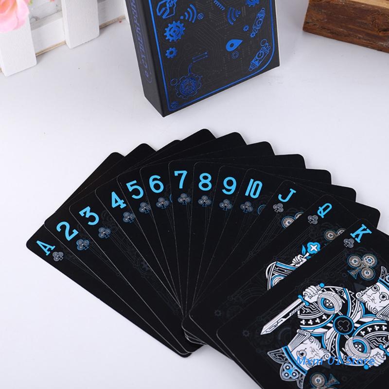 Plastic Waterproof Playing Cards Board Game Washable Plastic Deck Of Cartoon