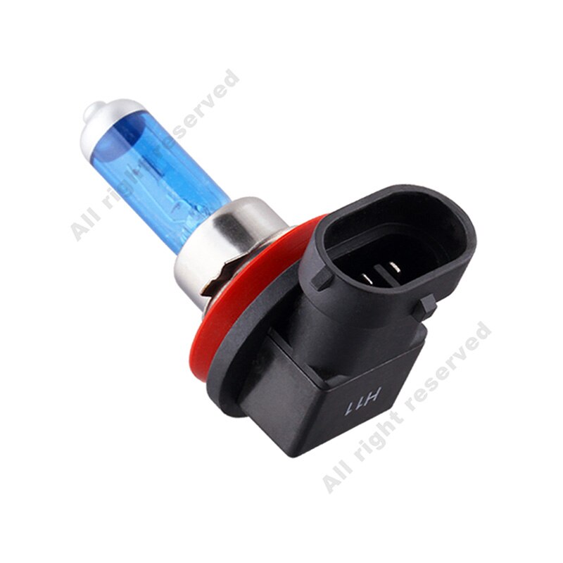 H11 100W automatyczny intensywna biała halogenowe żarówki samochodowe światła przeciwmgielne reflektory lampa źródło światła samochodu parking 5200K 12V