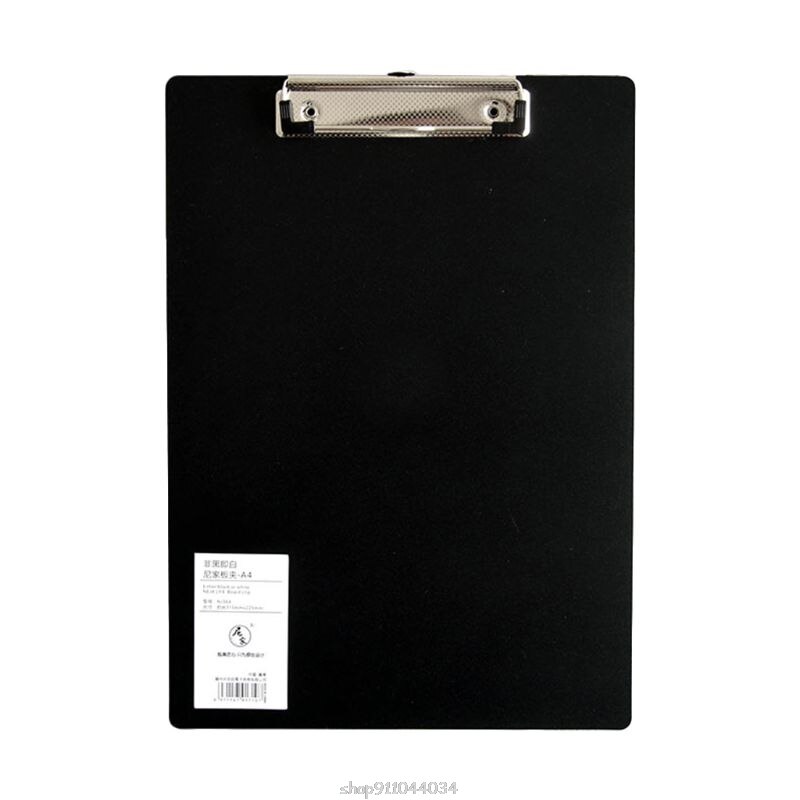 Simple A4 A5 Notepad Memo Pad Board Clip Loose-leaf Notebook File Writing Clamps Office School Supplies Mar15 21: Green