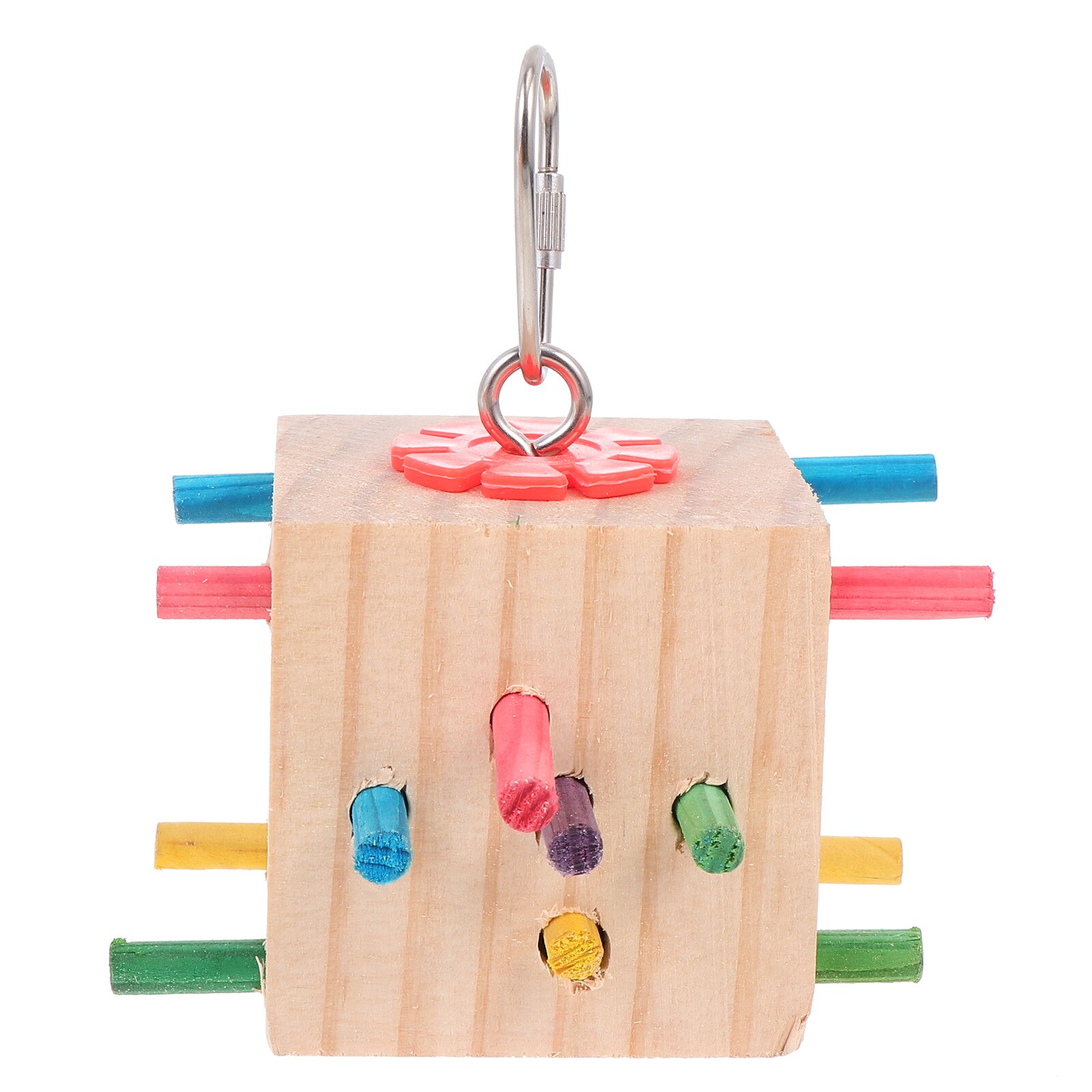1pc vögel kauen papageien an holzklötzen, spielzeug für vogelbackenzähne
